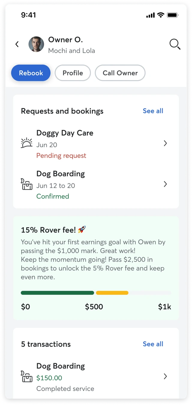 User story design