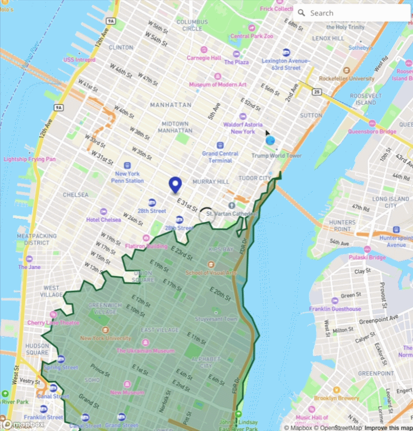 Service Areas